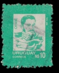 Sellos de America - Uruguay -  general oribe