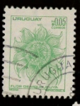 Sellos de America - Uruguay -  Flor demburucuya