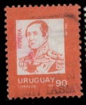 Sellos de America - Uruguay -  Rivera