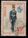 Stamps Uruguay -  blandengues de artigas