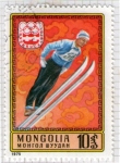 Sellos de Asia - Mongolia -  8  Insbruck-1976