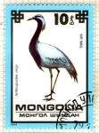 Stamps Mongolia -  10  Anthropoides virgo