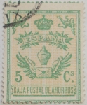 Stamps : Europe : Spain :  caja postal de ahorro