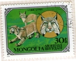 Sellos del Mundo : Asia : Mongolia : 24  Lynx lynx