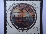 Stamps Germany -  500 jahre erdglobus.Globo Terrestre de Behaim 1992.