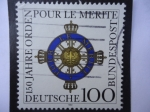 Stamps Germany -  150 jahre orden pour le merite.