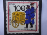 Stamps Germany -  PreuBische Postbeamte im 19 jahrundert.