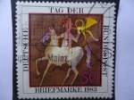 Stamps Germany -  Tag Der- Briefmarke 1983.