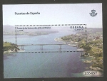 Stamps Spain -   Puente de los Santos sobre la Ría de Ribadeo