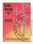 Stamps : Africa : Cape_Verde :  Telecomunicaciones
