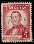 Sellos de America - Uruguay -  francisco Acuña