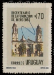 Sellos de America - Uruguay -  cent. fundación Mercedes