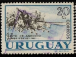 Sellos de America - Uruguay -  grito de Asencio