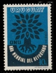 Stamps Uruguay -  año mundial del refugiado