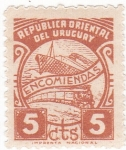 Stamps : America : Uruguay :  Encomiendas