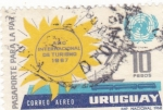 Sellos de America - Uruguay -  Año Internacional del Turísmo