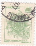 Stamps Uruguay -  Flor de Mburucuya