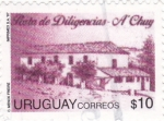 Stamps : America : Uruguay :  Posta de Diligencias-A