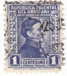 Stamps : America : Uruguay :  General José Artígas