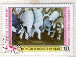 Stamps Mongolia -  43  Ganaderia