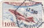 Stamps France -  Avion -Mystere IV