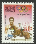 Stamps : Africa : Guinea_Bissau :  Olimpiadas, equitación