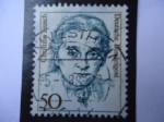 Stamps Germany -  Mujeres en la historia alemana:Christine Teusch.
