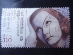 Stamps Germany -  Atriz Sueca: Greta Garbo (Greta Lovisa Gustafsson) 1905-1990