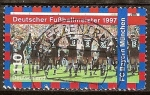 Stamps Germany -   campeones del fútbol alemán- FC Bayern Munich , Bundesliga 1996-1997.