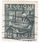 Stamps Belgium -  Artesanía bordados