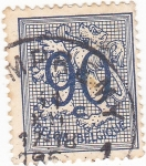 Stamps Belgium -  Cifra y León Rampante