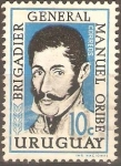 Stamps : America : Uruguay :  GENARAL  MANUEL  ORIBE