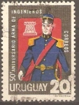 Stamps Uruguay -  ANIVERSARIO  DE  ARMA  DE  INGENIEROS