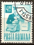 Stamps Romania -  Cartero en ronda.