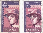 Stamps Spain -  Día Mundial del Sello-1962  (Z)