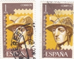 Stamps Spain -  Día Mundial del Sello-1962  (Z)