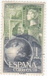 Stamps Spain -  Día Mundial del Sello-1964  (Z)