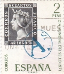 Stamps Spain -  Día Mundial del Sello- 1971  (Z)