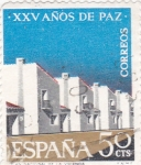Sellos de Europa - España -  Nuevos Poblados -XXV Años de Paz Española  (Z)