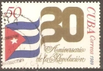 Stamps Cuba -  ANIVERSARIO  DE  LA  REVOLUCIÒN  CUBANA