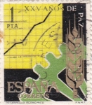 Stamps Spain -  Desarroyo de la Producción -XXV Años de Paz Española  (Z)