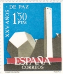 Stamps Spain -  Construcción -XXV Años de Paz Española  (Z)