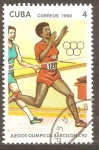 Stamps Cuba -  JUEGOS  OLÌMPICOS  BARCELONA.  CARRERA