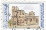 Stamps Spain -  Patrimonio Mundial de la Humanidad-Iglesia San Vicente (Avila)  (Z)