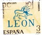 Stamps Spain -  Día Mundial del Sello- 1975  (Z)