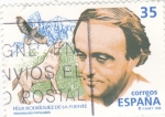 Stamps Spain -  Félix Rodriguez de la Fuente-  (Z)