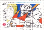 Stamps Spain -  Compostela-93     (Z)