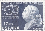 Sellos de Europa - Espa�a -  II Centenario Xavier Mª de Munive Conde de Penaflorida 1729-1785   (Z)
