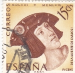 Stamps Spain -  IV Centenario de la Muerte de Carlos I de España y V de Alemania  (Z)