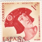 Stamps Spain -  IV Centenario de la Muerte de Carlos I de España y V de Alemania  (Z)